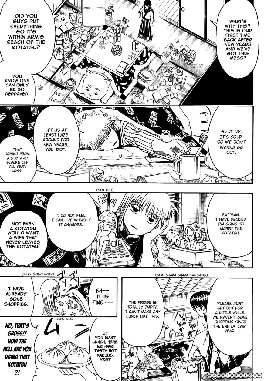 Gintama Chapter 383 : When You Re Sleeping Under A Kotatsu, Be Careful You Don T Cook Your ***tama - Picture 3