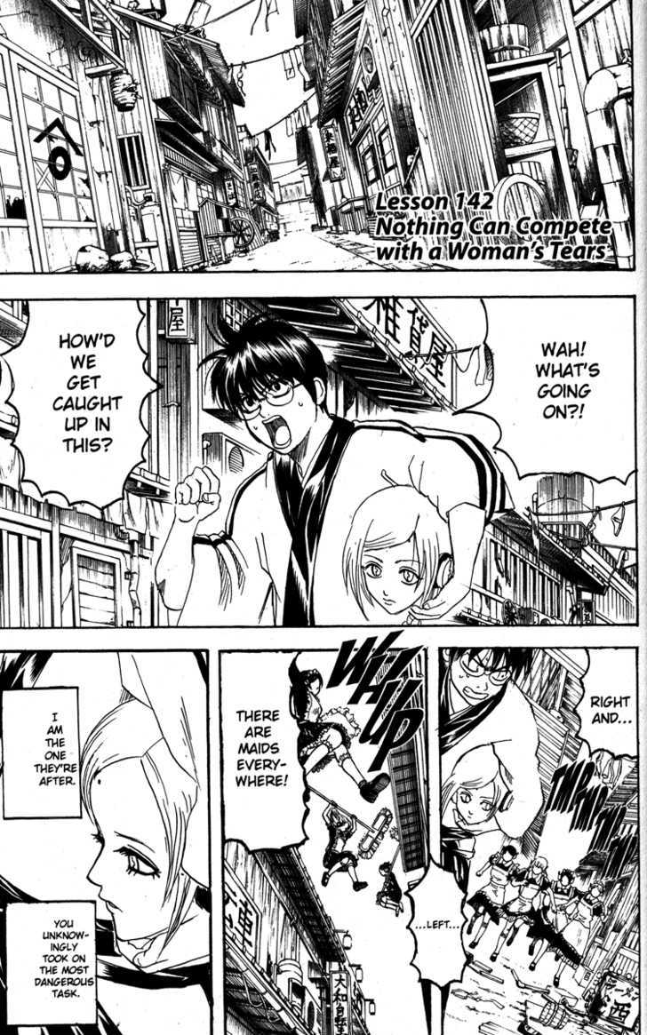 Gintama Chapter 142 : Nothing Can Compete With A Woman S Tears - Picture 1
