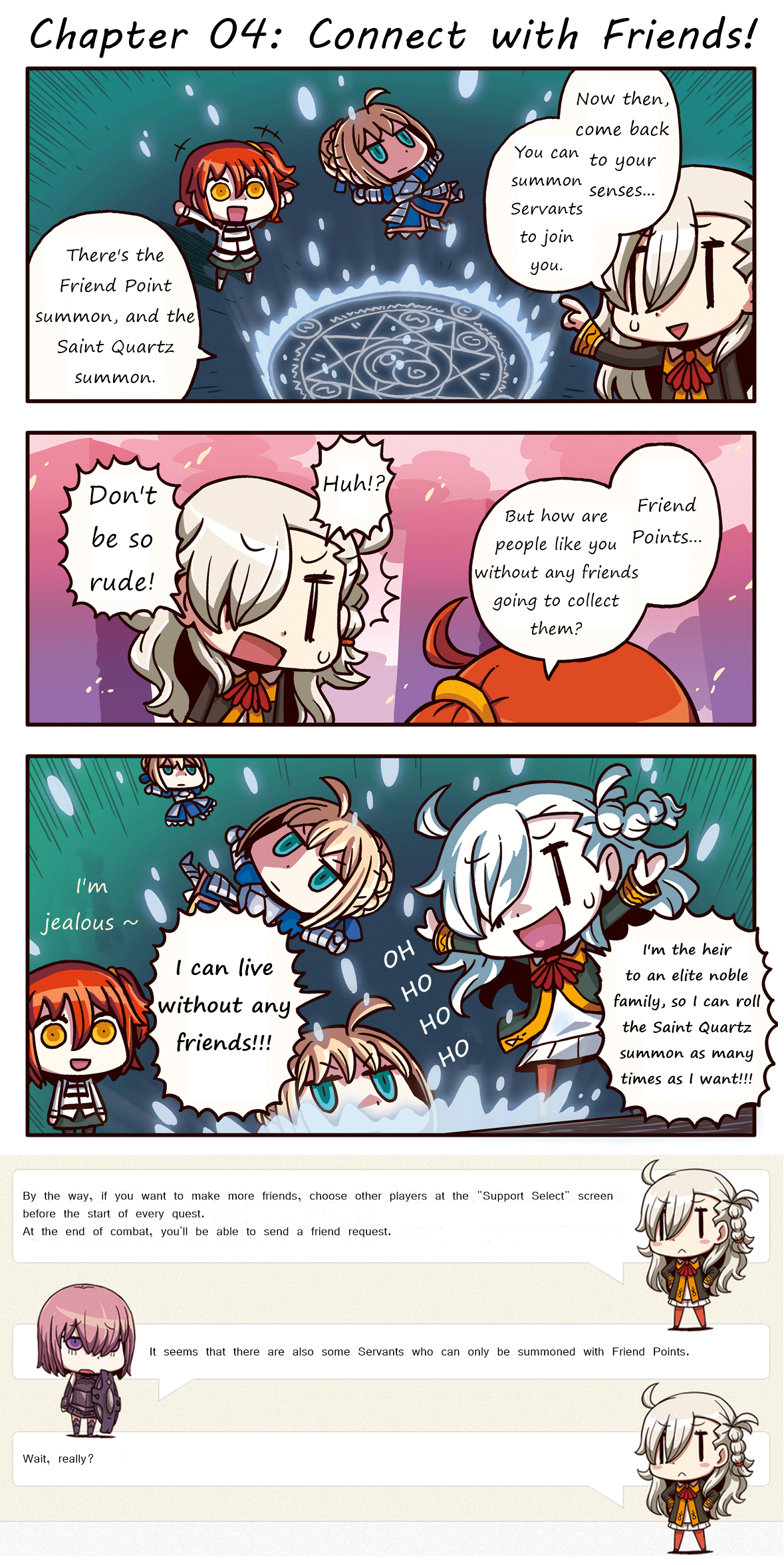 Manga De Wakaru! Fate/grand Order Chapter 4: Connect With Friends! - Picture 1