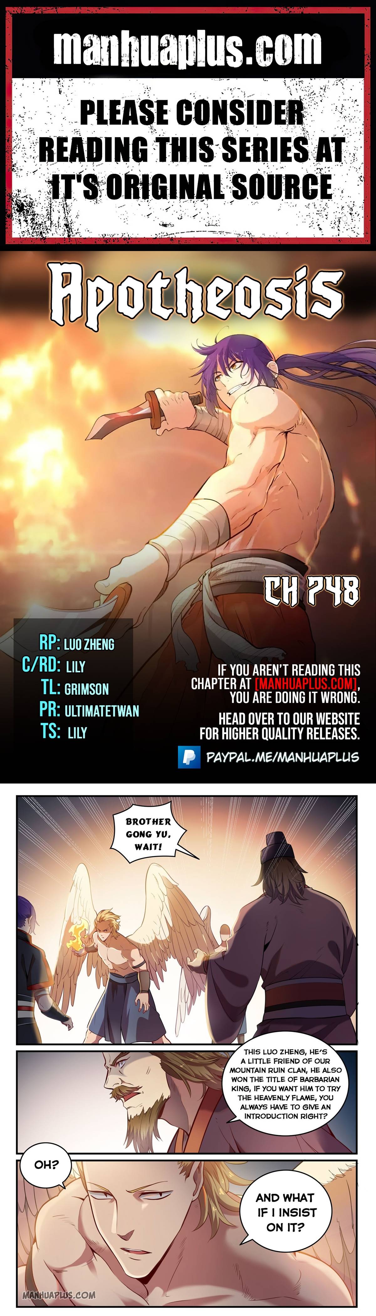 Apotheosis Chapter 748 - Picture 1