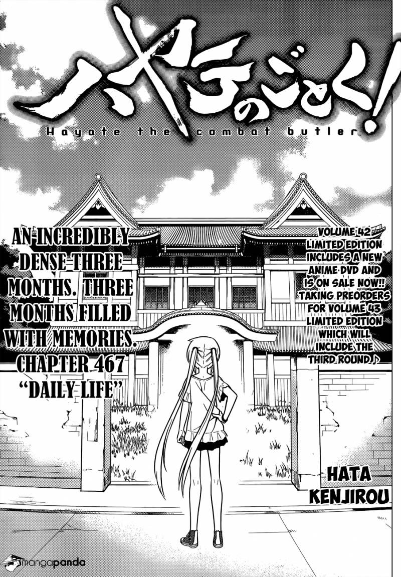 Hayate No Gotoku! Chapter 467 : Daily Life - Picture 2