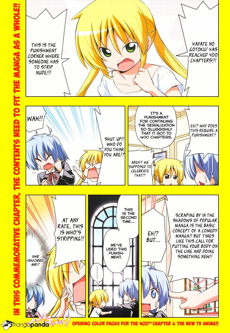 Hayate No Gotoku! Chapter 400 : Kyoto And Ise - Conclusion (Night 3) This Is Supposed To Be Night 3 - Picture 3