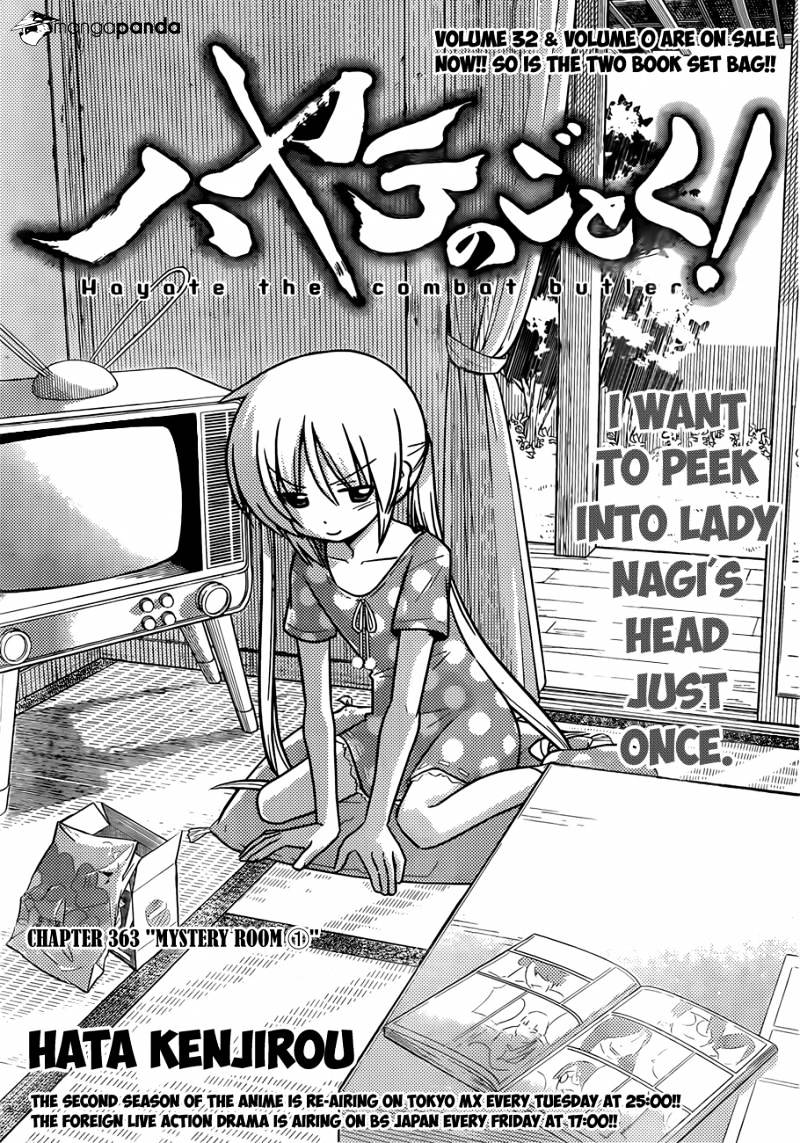 Hayate No Gotoku! Chapter 363 : Mystery Room - Picture 2
