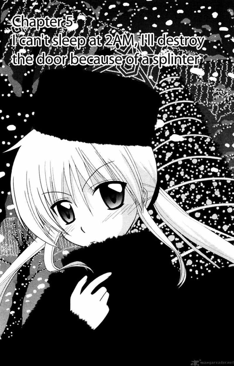 Hayate No Gotoku! Chapter 156 : I Can T Sleep At 2Am, I Ll Desroy The Door Because Of A Splinter - Picture 1