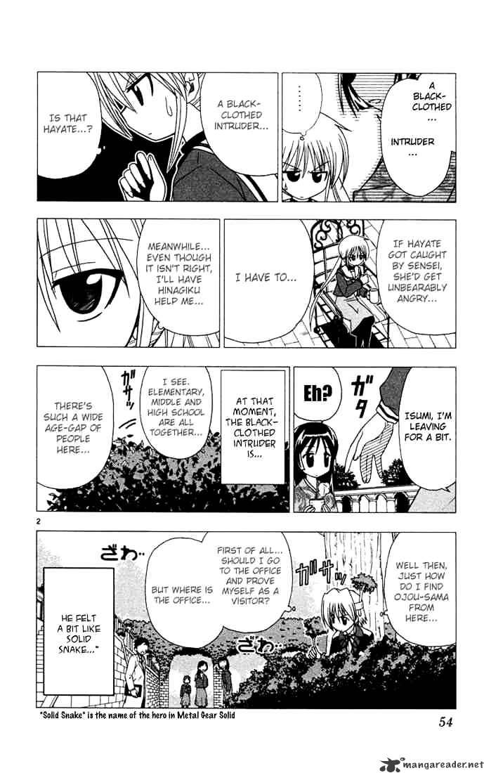 Hayate No Gotoku! Chapter 35 : Its Not Like Idiots, Smoke And Cats Like To Ascend To High Places - Picture 2