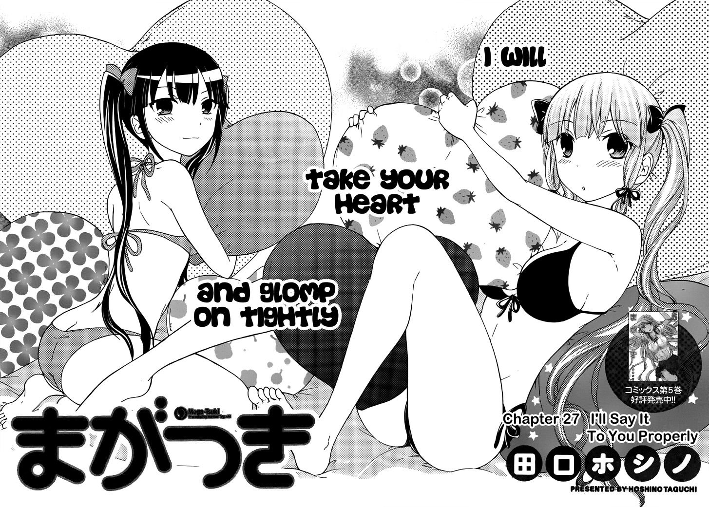 Maga Tsuki Vol.6 Chapter 27 : I Ll Say It To You Properly - Picture 3