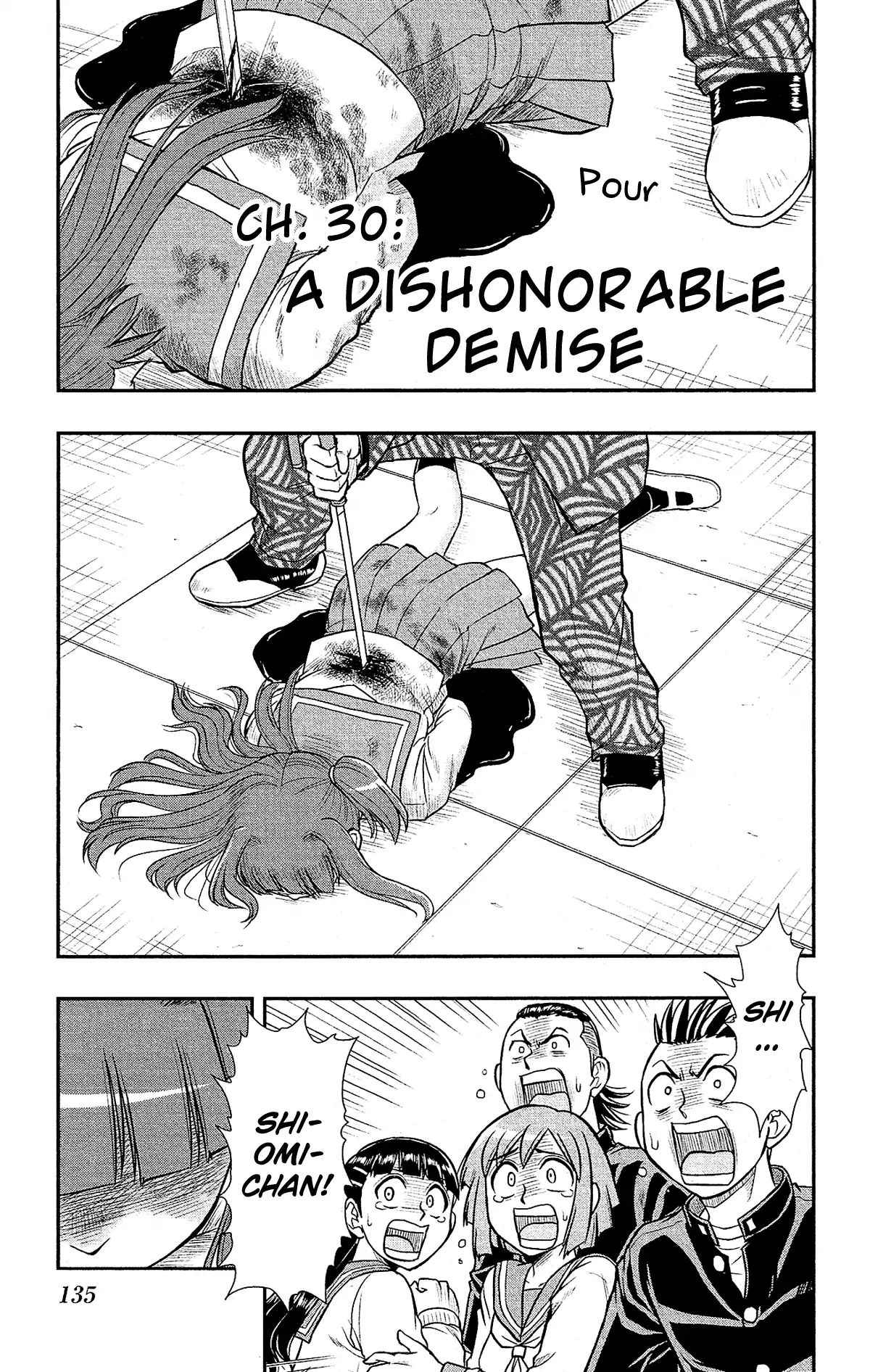 Shitei Bouryoku Shoujo Shiomi-Chan Vol.5 Chapter 30: A Dishonorable Demise - Picture 1