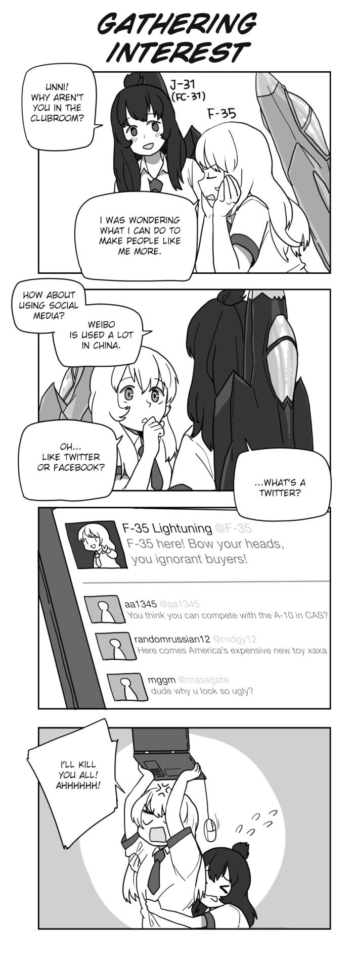 Flight Highschool Chapter 51 : 4Koma Collection - Picture 1