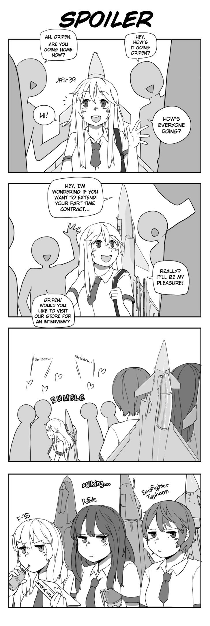 Flight Highschool Chapter 16 : 4Koma Collection - Picture 1