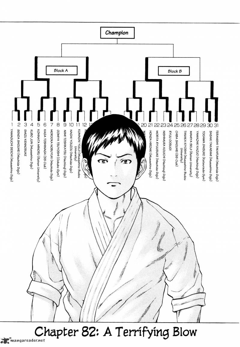 Karate Shoukoushi Kohinata Minoru Chapter 82 : A Terrifying Blow - Picture 2
