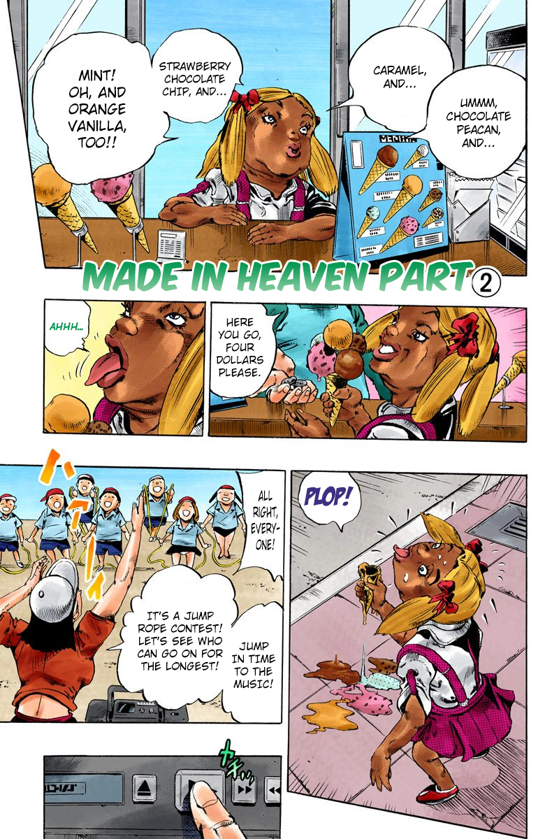 Jojo's Bizarre Adventure Part 5 - Vento Aureo Vol.17 Chapter 150: Made In Heaven Part 2 - Picture 2