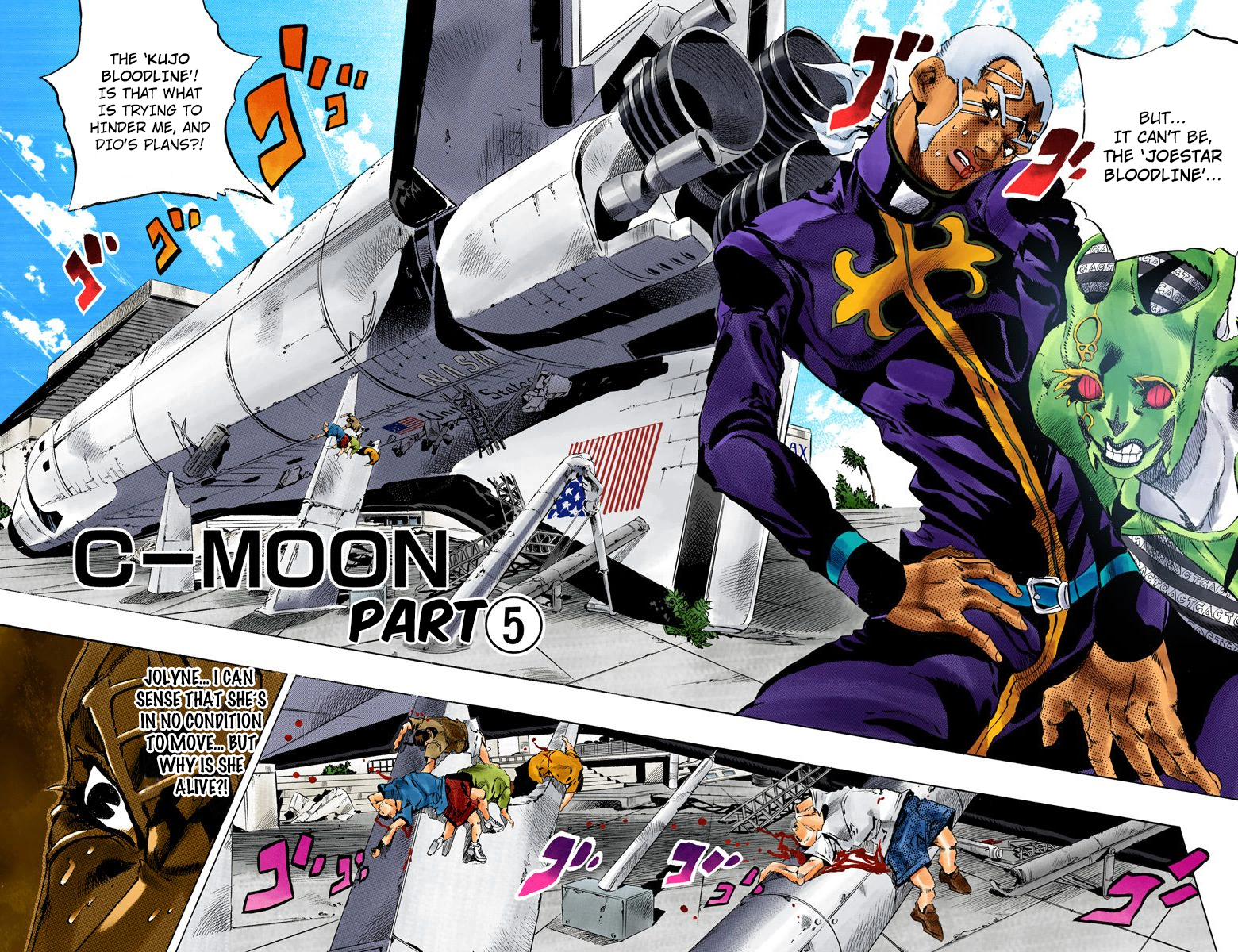 Jojo's Bizarre Adventure Part 5 - Vento Aureo Vol.16 Chapter 145: C-Moon Part 5 - Picture 3