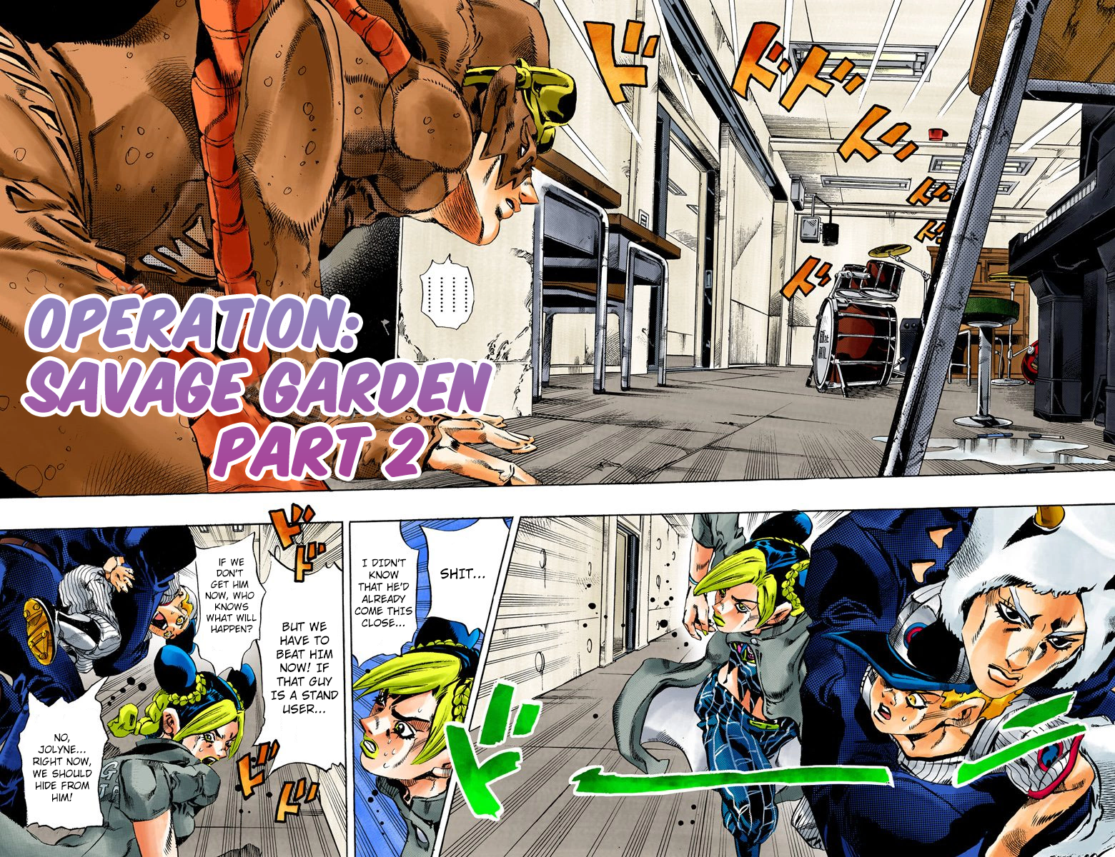 Jojo's Bizarre Adventure Part 5 - Vento Aureo Vol.5 Chapter 41: Operation Savage Garden Part 2 - Picture 2