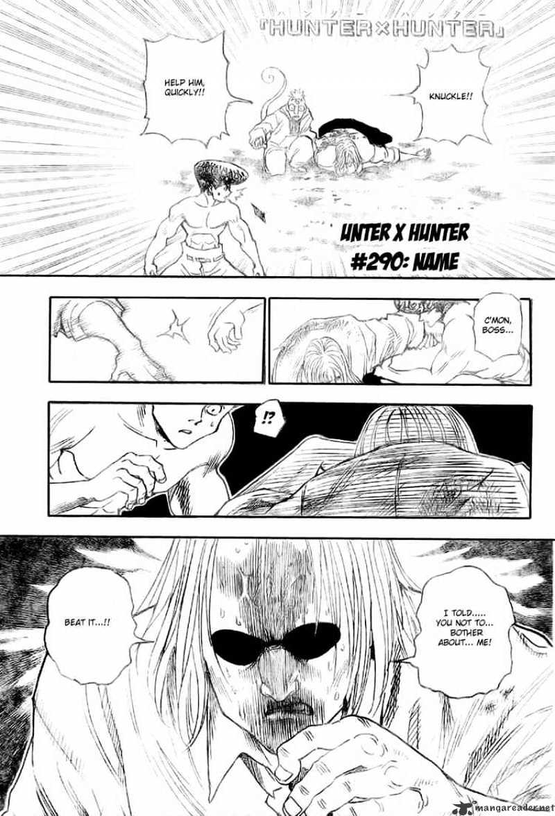 Hunter X Hunter Chapter 290 : Name - Picture 1