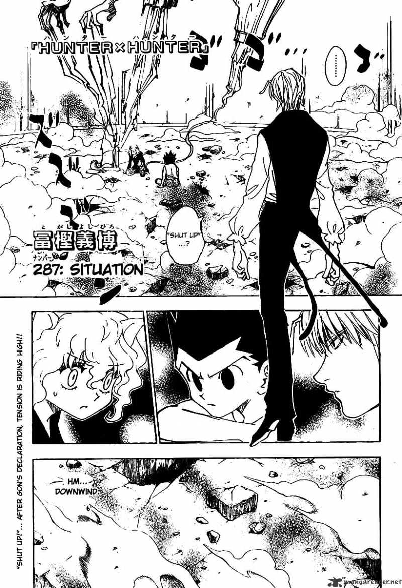 Hunter X Hunter Chapter 287 : Situation - Picture 1