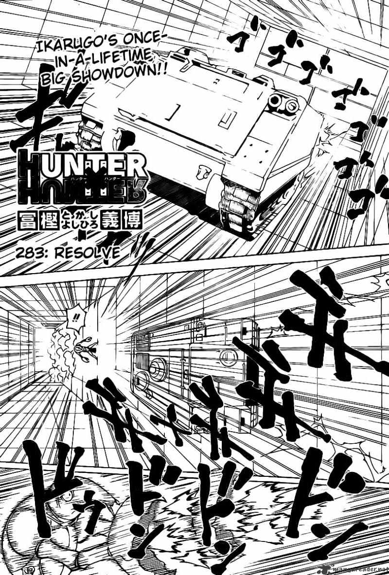 Hunter X Hunter Chapter 283 : Resolve - Picture 1