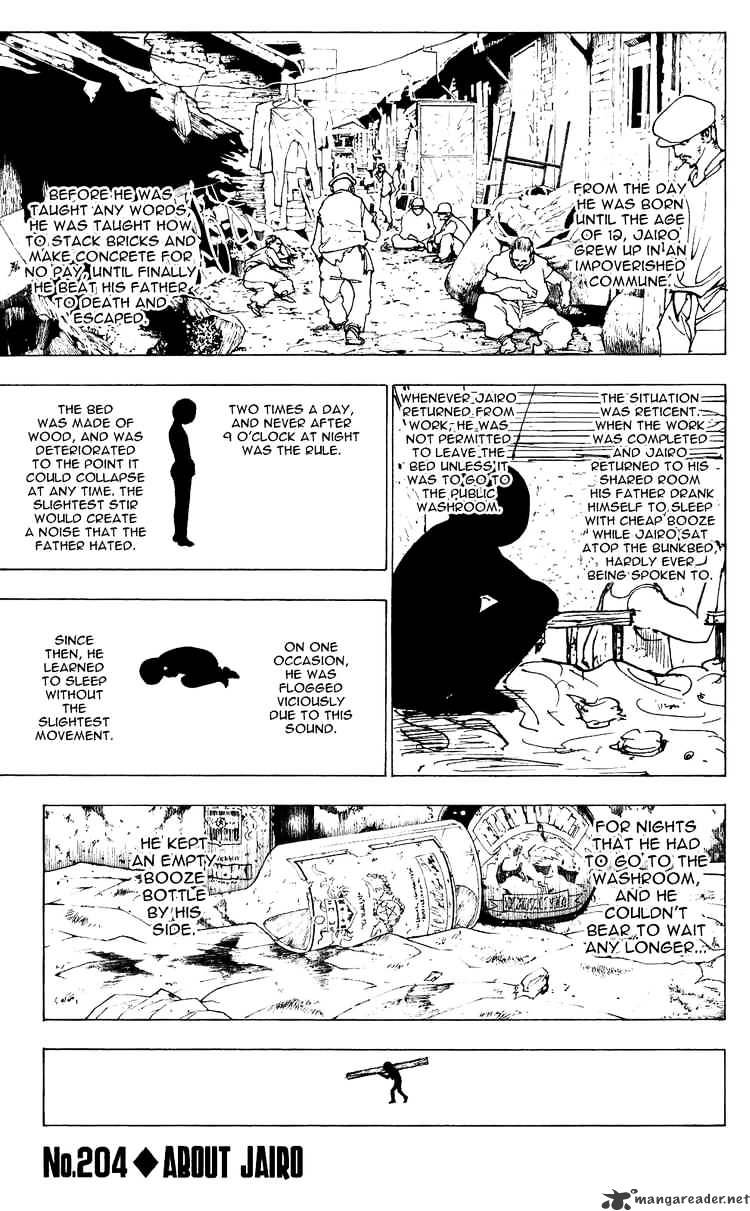 Hunter X Hunter Chapter 204 : About Jairo - Picture 1