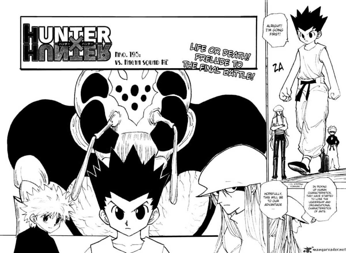 Hunter X Hunter Chapter 195 : The Hagya Squad 2 - Picture 2