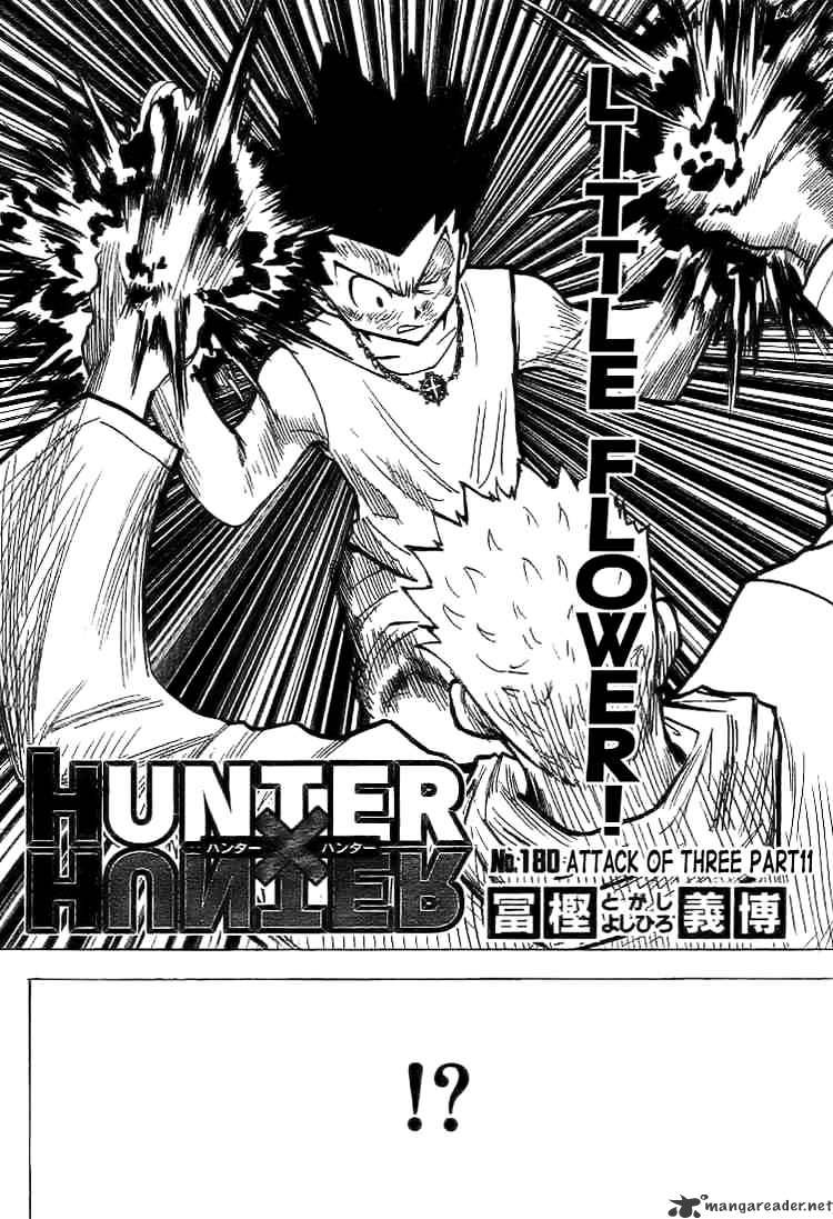 Hunter X Hunter Chapter 180 : Attack Of Three 11 - Picture 2