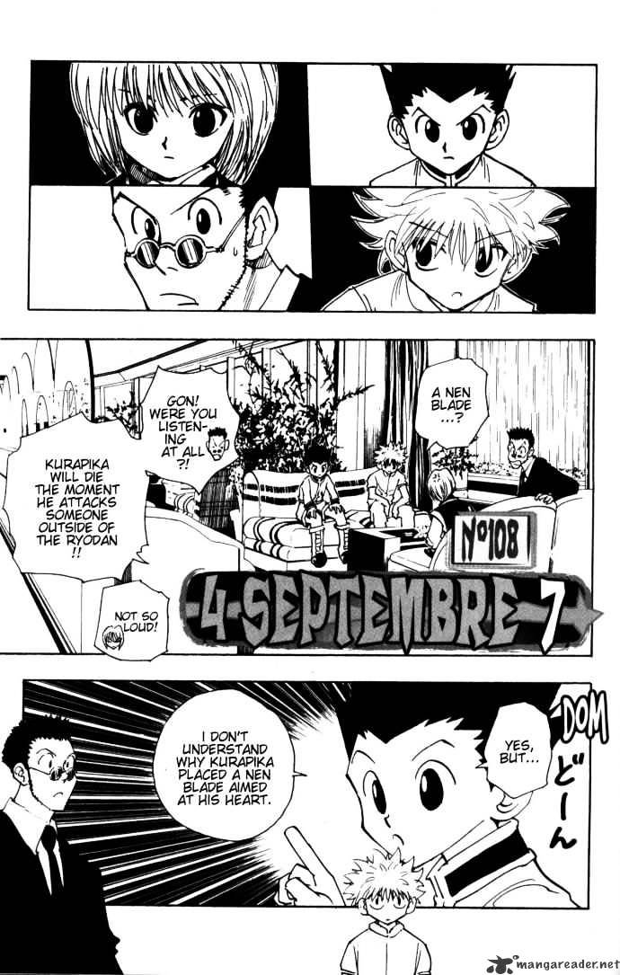Hunter X Hunter Chapter 108 : September Fourth 7 - Picture 1