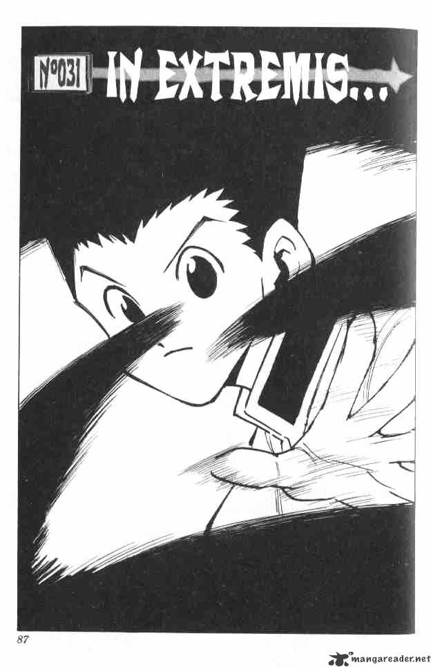 Hunter X Hunter Chapter 31 : In Extremis - Picture 2