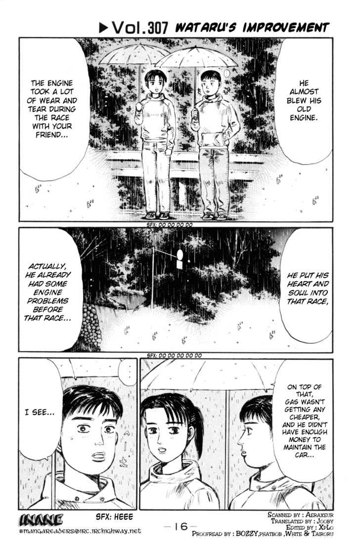 Initial D Vol.25 Chapter 307 : Wataru S Improvement - Picture 1