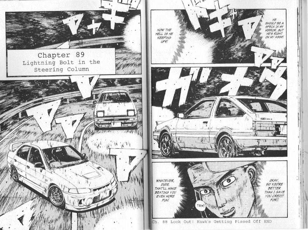 Initial D Vol.9 Chapter 89 : Lightning Bolt In The Steering Column - Picture 1