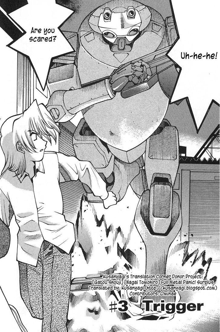 Full Metal Panic! Surplus Vol.1 Chapter 3 : Trigger - Picture 2