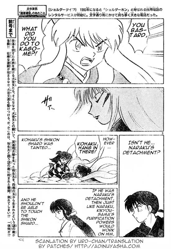 Inuyasha Vol.52 Chapter 515 : The Borrowed Body - Picture 3