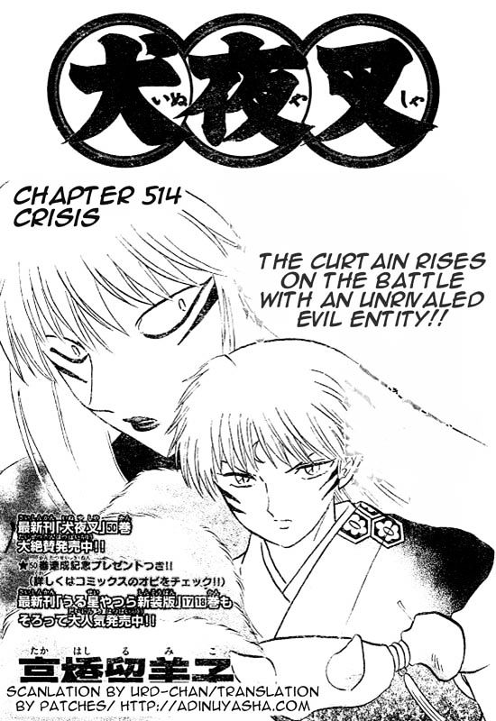 Inuyasha Vol.52 Chapter 514 : Crisis - Picture 1