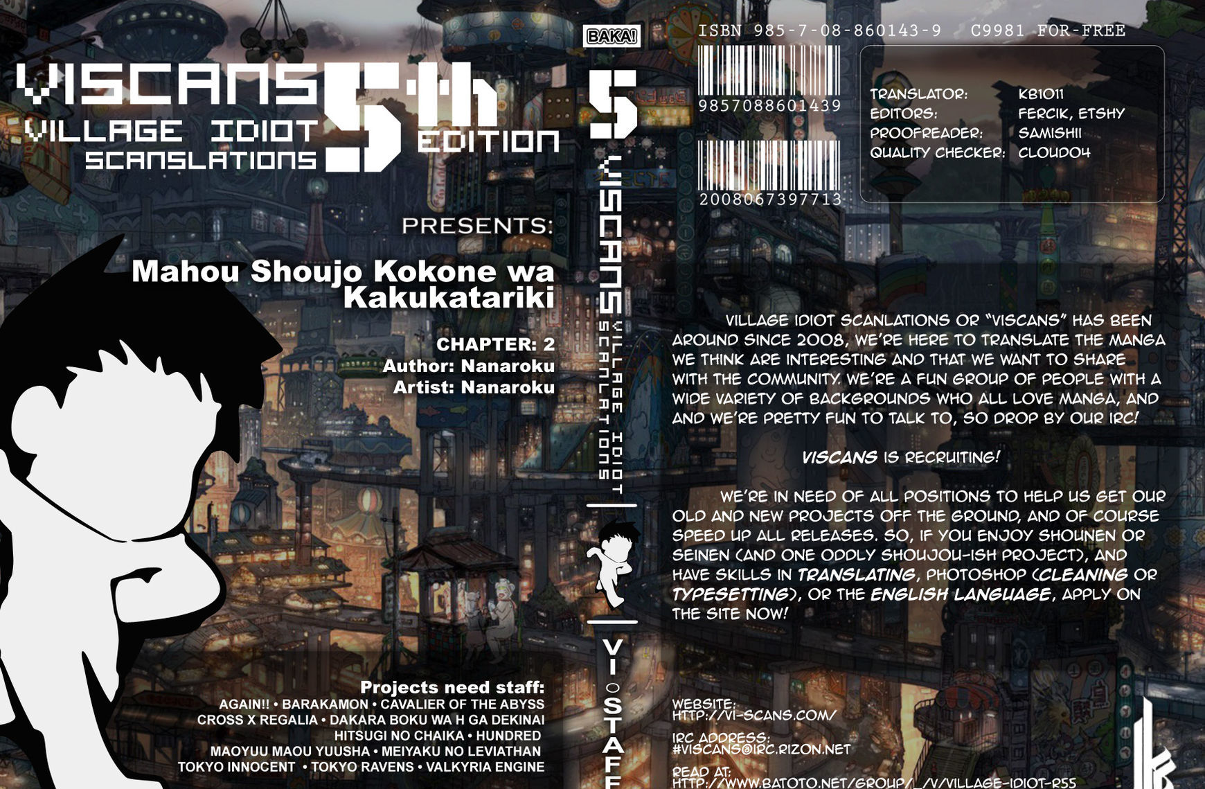Mahou Shoujo Kokone Wa Kakukatariki Chapter 2 : A Mahou Shoujo. I Became One. - Picture 1
