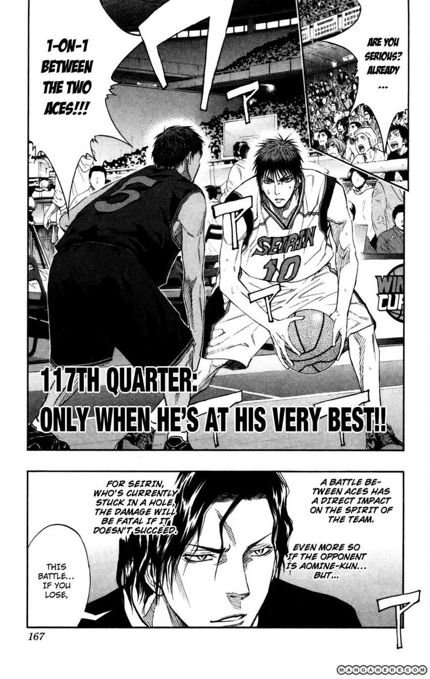 Kuroko No Basket Vol.12 Chapter 117 : Only When He's At His Very Best!! - Picture 1