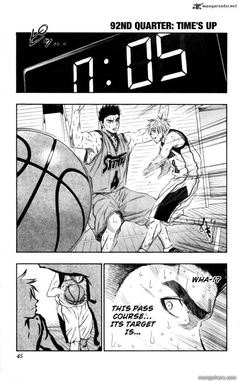 Kuroko No Basket Vol.10 Chapter 092 : Time's Up - Picture 1