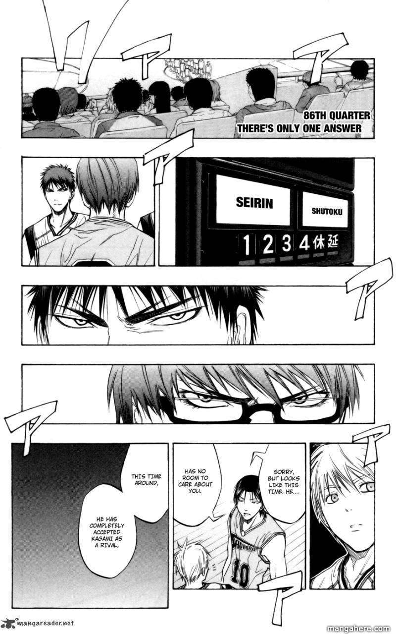 Kuroko No Basket Vol.10 Chapter 086 : There's Only One Answer - Picture 1
