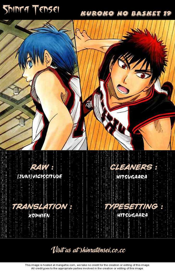 Kuroko No Basket Vol.03 Chapter 019 : It Made Me Realize Again - Picture 1