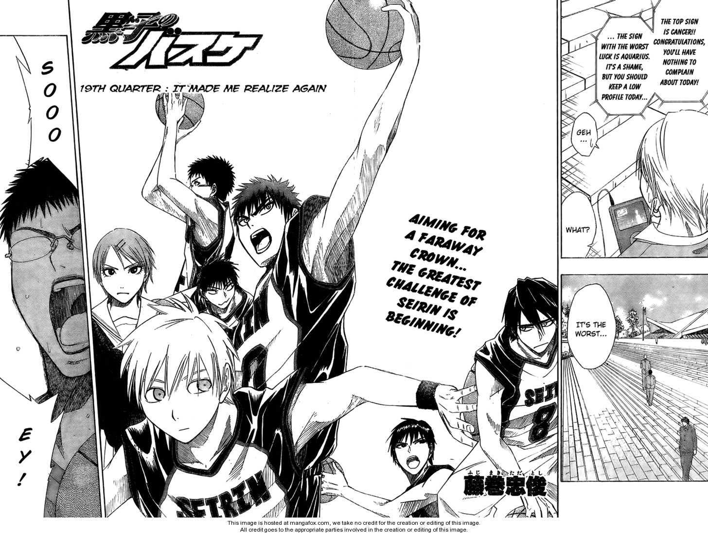 Kuroko No Basket Vol.03 Chapter 019 : It Made Me Realize Again - Picture 3