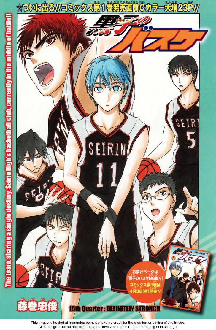 Kuroko No Basket Vol.02 Chapter 015 : Definitely Strong!! - Picture 2