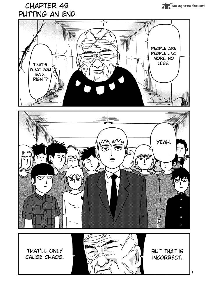 Mob Psycho 100 Chapter 49 : Putting An End - Picture 1