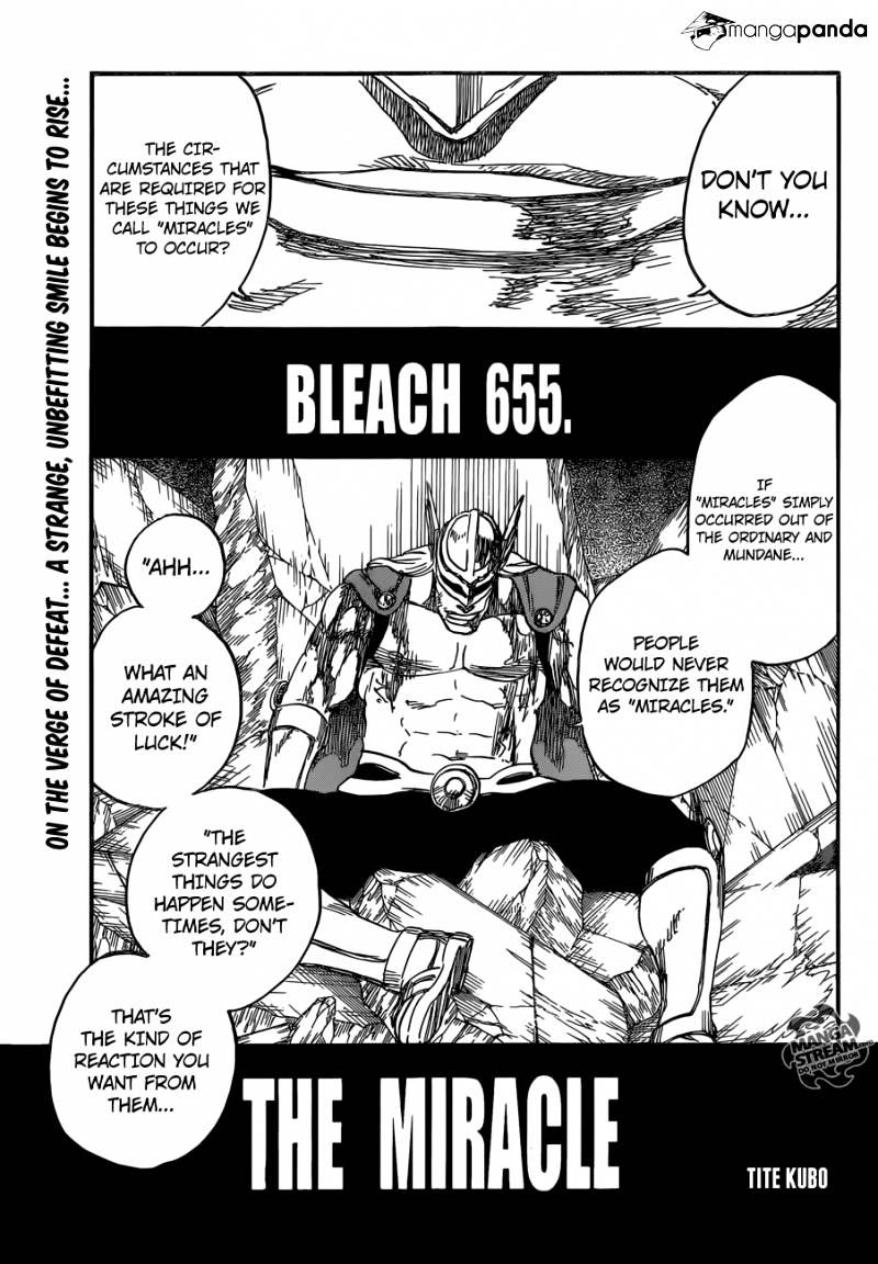 Bleach Chapter 655 : The Miracle - Picture 1