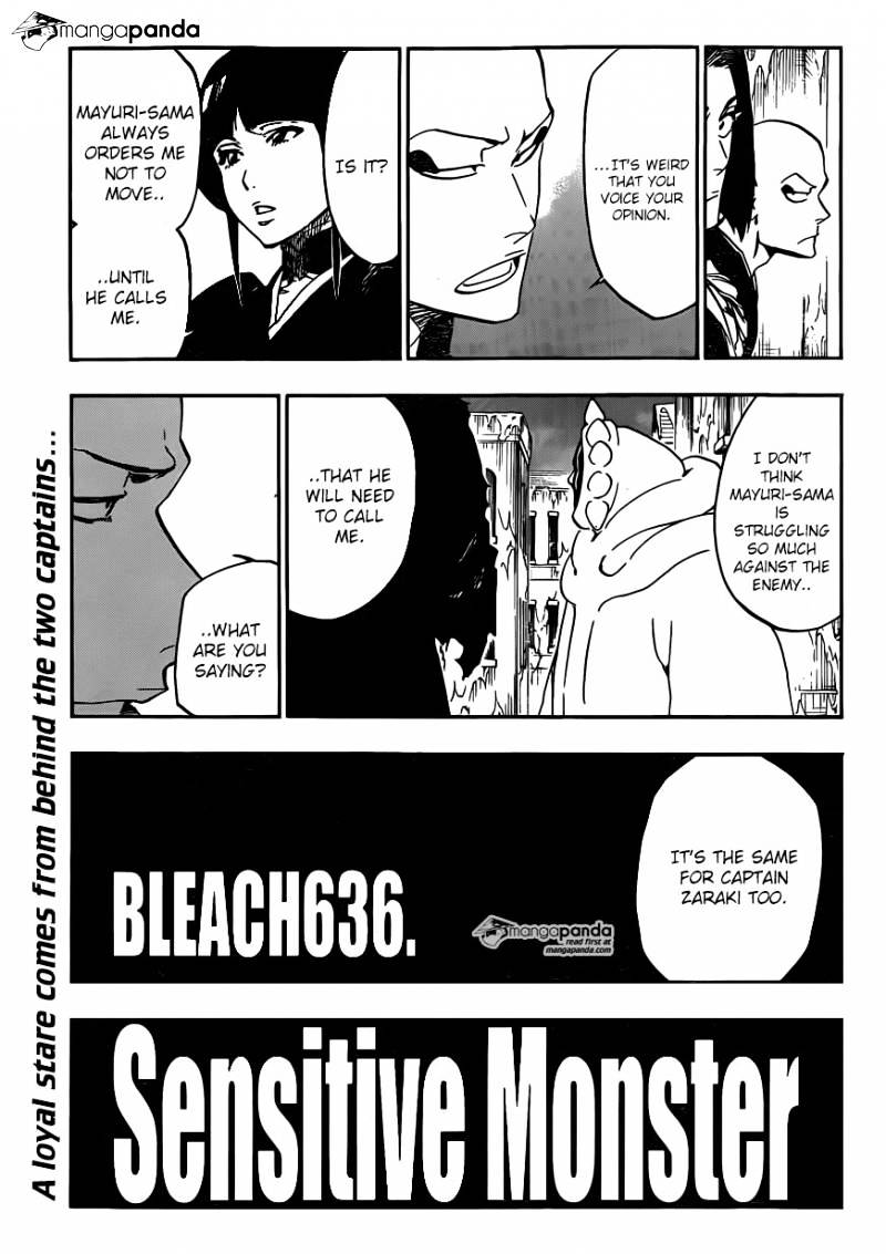 Bleach Chapter 636 : Sensitive Monster - Picture 3