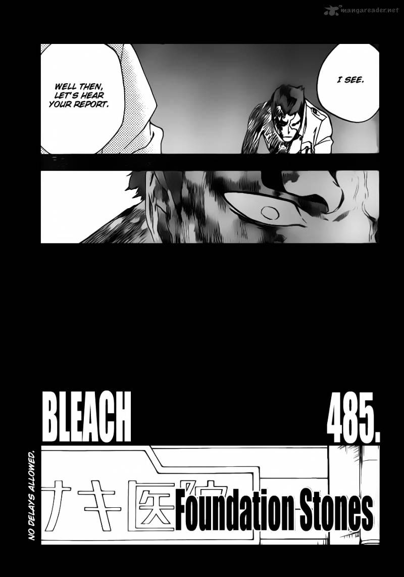 Bleach Chapter 485 : Foundation Stones - Picture 3
