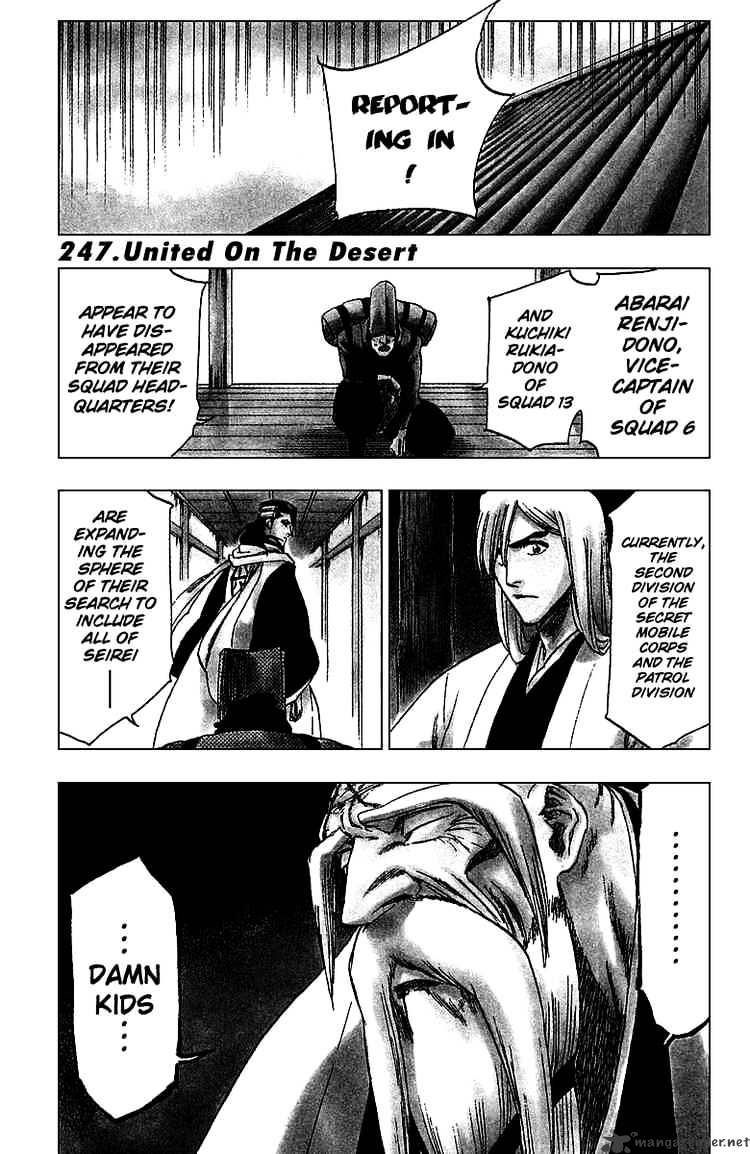 Bleach Chapter 247 : United On The Desert - Picture 1