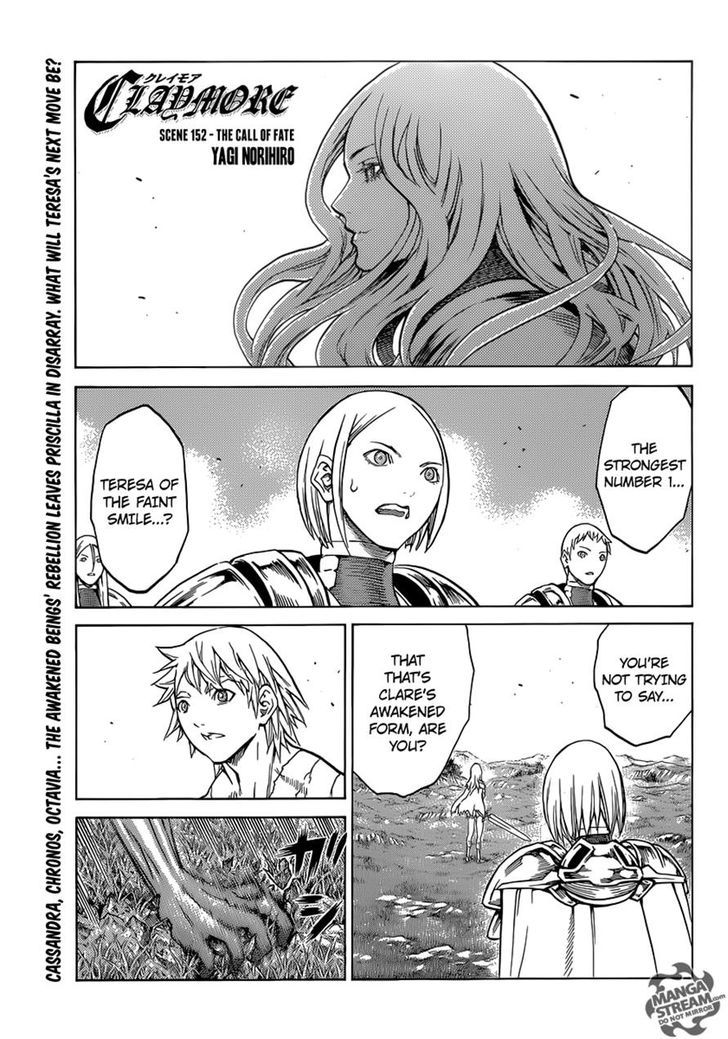 Claymore Vol.24 Chapter 152 : The Call Of Fate - Picture 1