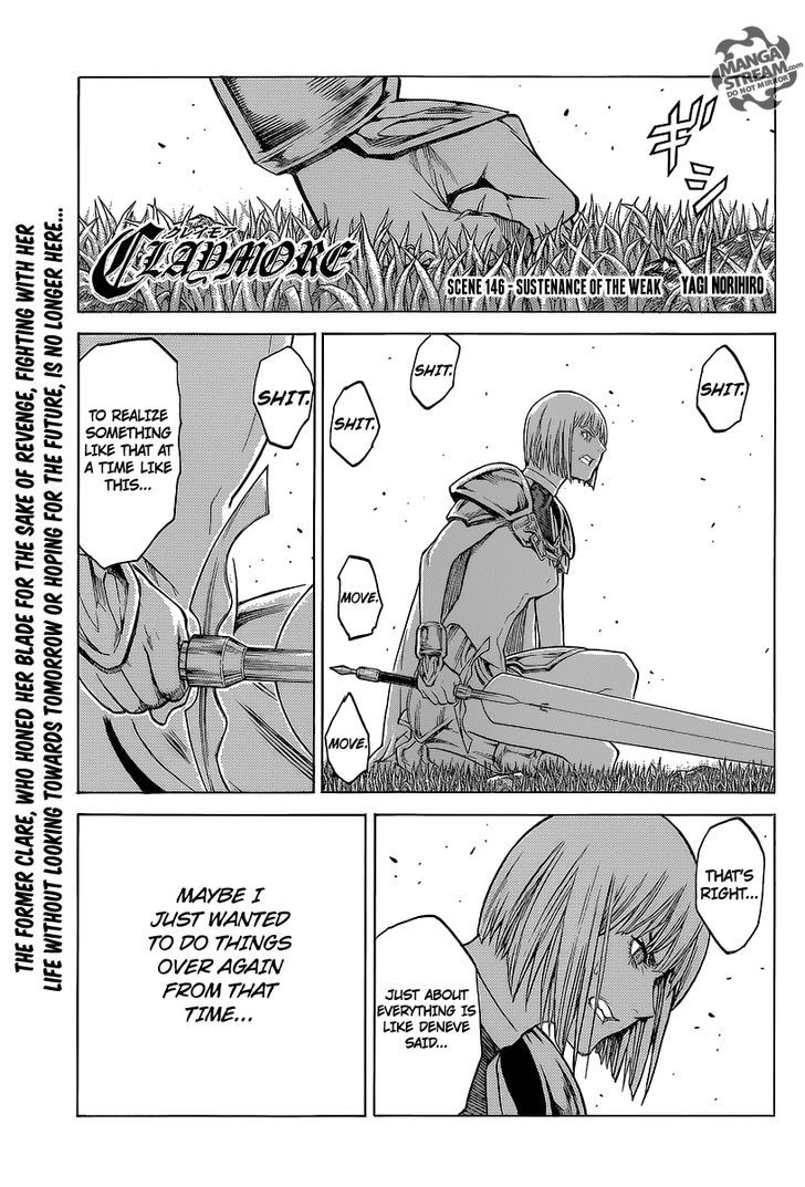 Claymore Vol.24 Chapter 146 : Sustenance Of The Weak - Picture 1