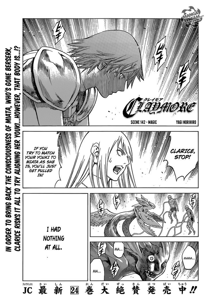 Claymore Vol.24 Chapter 142 : Magic - Picture 1