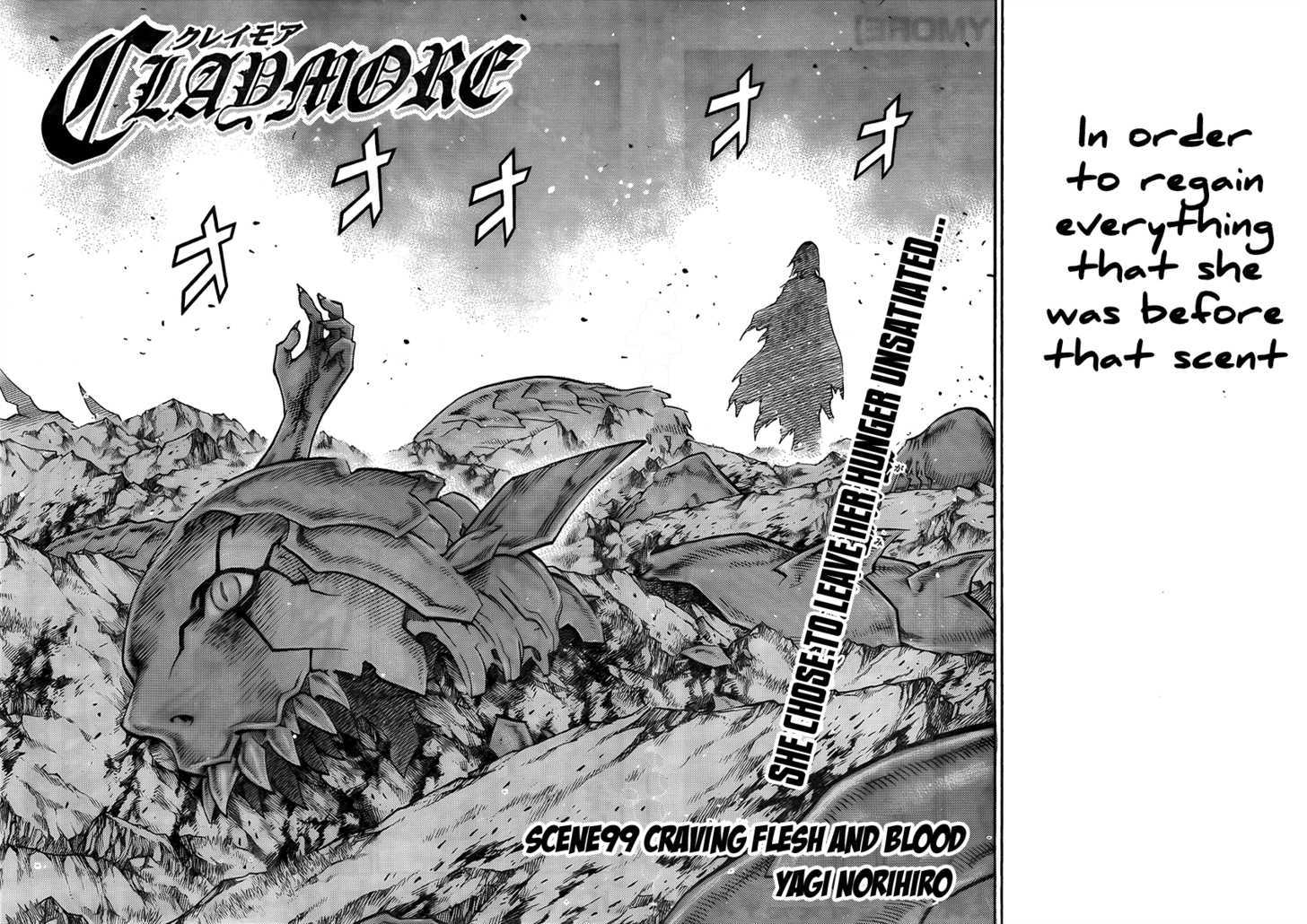 Claymore Vol.18 Chapter 99 : Craving Flesh And Blood - Picture 3