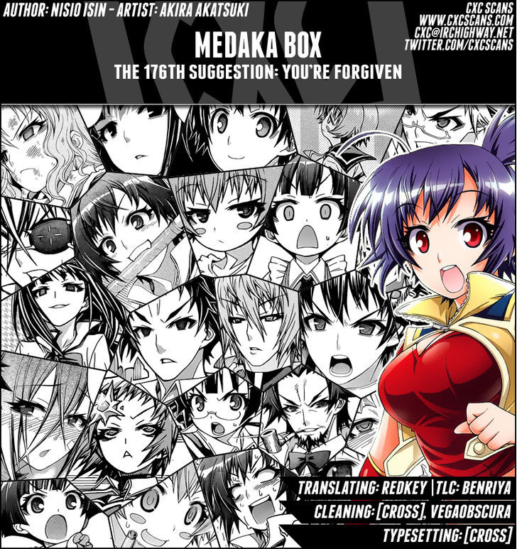 Medaka Box Vol.20 Chapter 176 : You Re Forgiven - Picture 1
