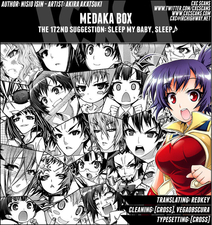 Medaka Box Vol.20 Chapter 172 : Sleep My Baby, Sleep ? - Picture 1