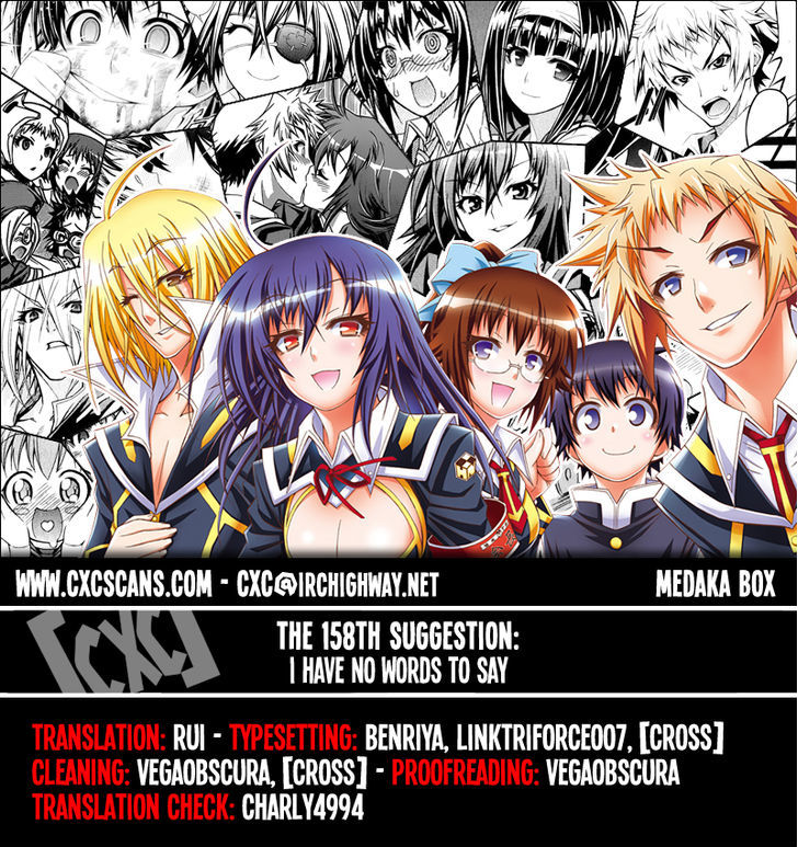 Medaka Box Vol.18 Chapter 158 : I Have No Words To Say - Picture 1