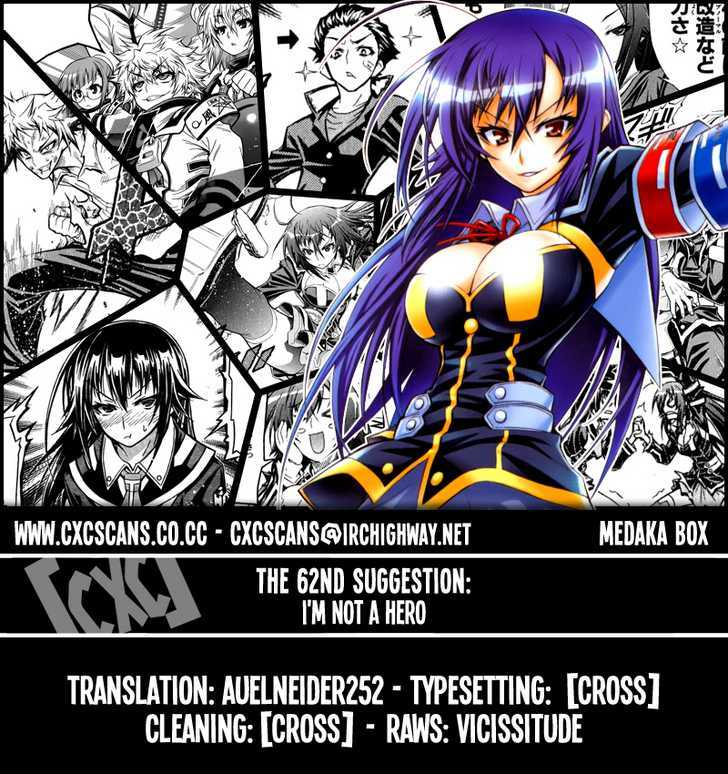 Medaka Box Vol.8 Chapter 62 : I M Not A Hero - Picture 1